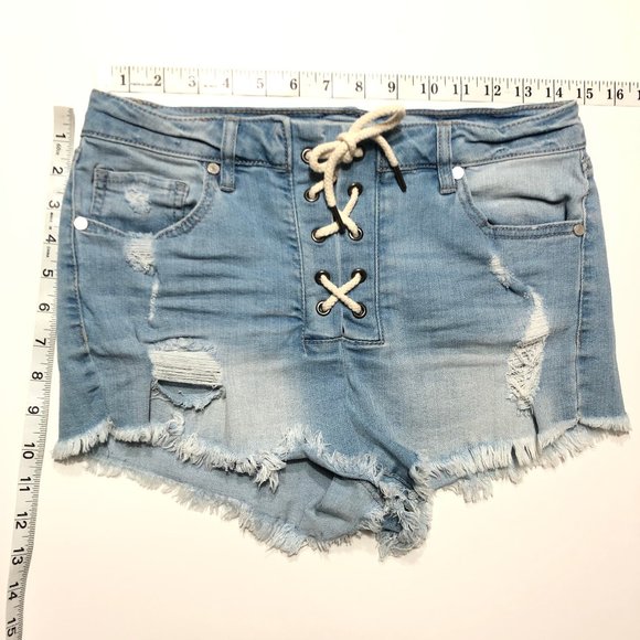 REFUGE HIGH RISE SHORT DISTRESSED 6 - Picture 6 of 6